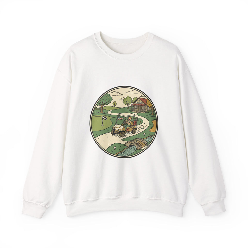 Golf Course Scenic Crewneck Sweatshirt